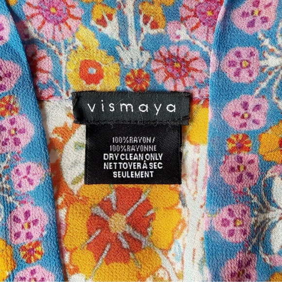 Anthropologie Vismaya Woman Floral Flowy Sheer Kimono Cardigan ONE SIZE Boho - Picture 8 of 8